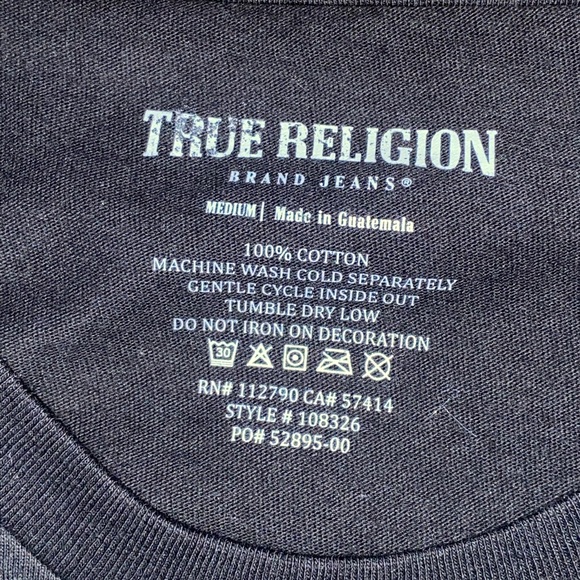 BRAND NEW authentic True Religion Buddha t-shirt. - Picture 4 of 5